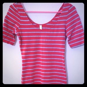 🍁🌴 Xhilaration Striped t-shirt stretchy dress